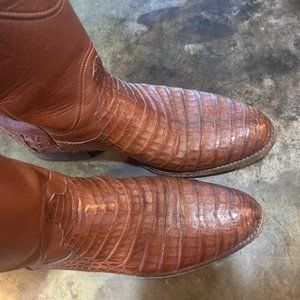 Tecova Cole caiman roper boot size 11.5 D